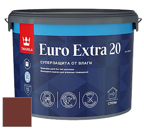 Краска Tikkurila Euro Extra 20 краска для стен и потолков цвет RAL 3009 