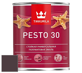 Краска Tikkurila Euro Pesto 30 эмаль цвет NCS S 8010-R10B 
