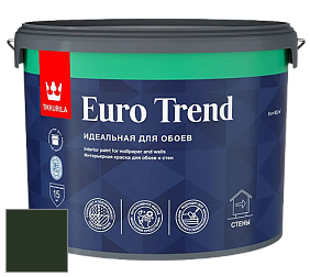 Краска Tikkurila Euro Trend краска для стен и потолков цвет RAL 6007 