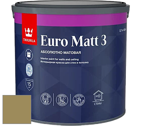 Краска Tikkurila Euro Matt 3 краска для стен и потолков цвет K453 