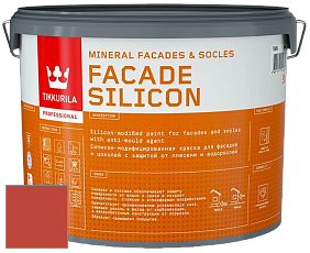 Краска Tikkurila Facade Silicon краска фасадная цвет NCS S 1580-Y80R 