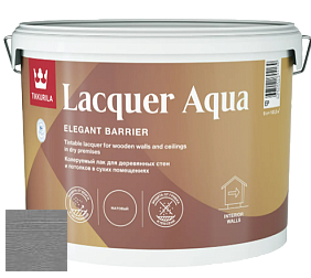 Краска Tikkurila Lacquer Aqua (матовый) лак интерьерный цвет 3437 Дикая птица