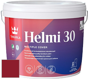 Краска Tikkurila Helmi 30 краска для мебели цвет RAL 3003 