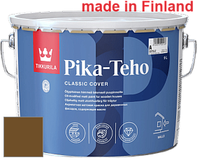 Краска Tikkurila Pika-Teho краска для деревянных фасадов цвет RAL 8008 