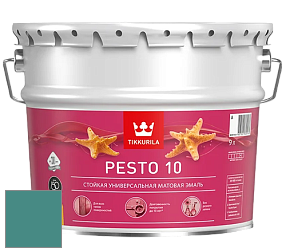 Краска Tikkurila Euro Pesto 10 эмаль цвет RAL 6033 