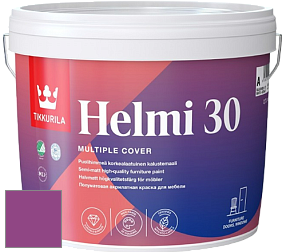 Краска Tikkurila Helmi 30 краска для мебели цвет RAL 4008 
