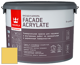 Краска Tikkurila Facade Acrylate краска фасадная цвет V300 