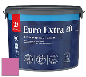 Краска Tikkurila Euro Extra 20 краска для стен и потолков цвет NCS S 1060-R30B 