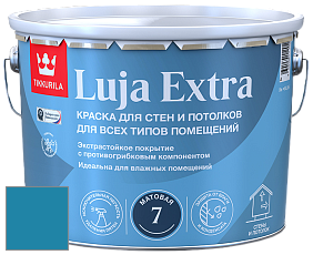Краска Tikkurila Luja Extra 7 матовая краска для влажных помещений цвет NCS S 3050-B 