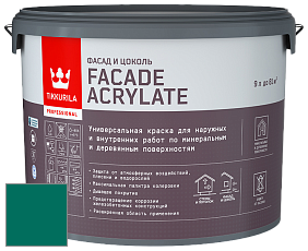 Краска Tikkurila Facade Acrylate краска внутренних и наружных работ цвет N371 