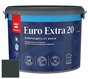 Краска Tikkurila Euro Extra 20 краска для стен и потолков цвет RAL 6012 