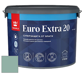 Краска Tikkurila Euro Extra 20 краска для стен и потолков цвет J442 Ментол