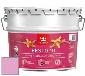 Краска Tikkurila Euro Pesto 10 эмаль цвет J338 Барби