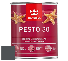 Краска Tikkurila Euro Pesto 30 эмаль цвет Y500 Ковкое железо