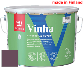 Краска Tikkurila Vinha кроющий антисептик для деревянных фасадов цвет N340 