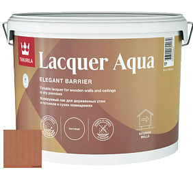 Краска Tikkurila Lacquer Aqua (матовый) лак интерьерный цвет 3449 Сердцевина