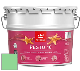 Краска Tikkurila Euro Pesto 10 эмаль цвет NCS S 0550-G10Y 
