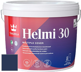 Краска Tikkurila Helmi 30 краска для мебели цвет RAL 5003 