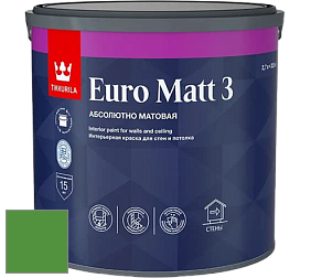 Краска Tikkurila Euro Matt 3 краска для стен и потолков цвет L381 