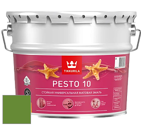 Краска Tikkurila Euro Pesto 10 эмаль цвет NCS S 2570-G30Y 