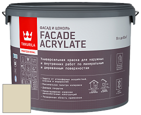 Краска Tikkurila Facade Acrylate краска внутренних и наружных работ цвет Y453 Груша