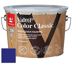 Краска Tikkurila Valtti Color Classic лазурь колеруемая для деревянного фасада цвет RAL 5002 