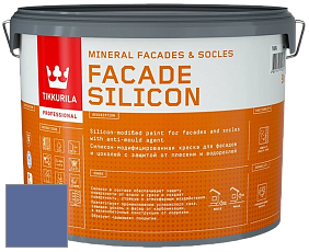 Краска Tikkurila Facade Silicon краска фасадная цвет NCS S 4040-R70B 