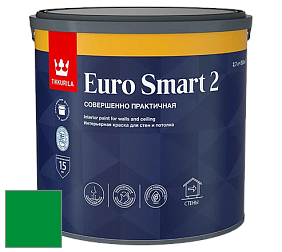 Краска Tikkurila Euro Smart 2 краска для стен и потолков цвет RAL 6037 