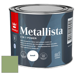 Краска Tikkurila Metallista краска по металлу цвет K384 Поляна