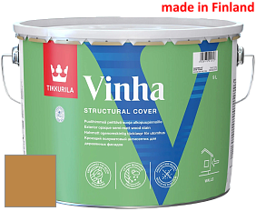 Краска Tikkurila Vinha кроющий антисептик для деревянных фасадов цвет D105 Sinappi