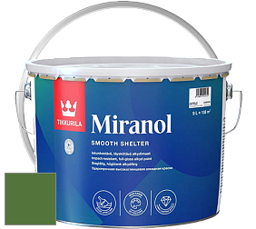 Краска Tikkurila Miranol высокопрочная эмаль цвет RAL 6025 