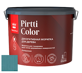 Краска Tikkurila Pirtti Color колеруемая морилка для дерева цвет 3454 Средиземноморье