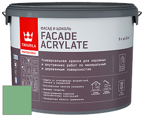 Краска Tikkurila Facade Acrylate краска внутренних и наружных работ цвет NCS S 2040-G10Y 