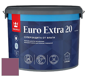Краска Tikkurila Euro Extra 20 краска для стен и потолков цвет NCS S 4040-R30B 