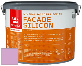 Краска Tikkurila Facade Silicon краска фасадная цвет NCS S 1040-R40B 