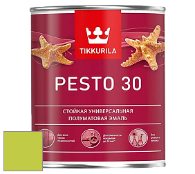 Краска Tikkurila Euro Pesto 30 эмаль цвет NCS S 0565-G50Y 