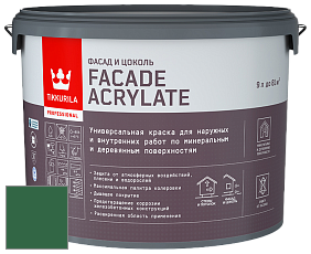 Краска Tikkurila Facade Acrylate краска внутренних и наружных работ цвет M375 
