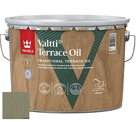 Краска Tikkurila Valtti Terrace Oil масло для наружных работ по дереву цвет 5068 Näre