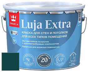 Краска Tikkurila Luja 20 Extra полуматовая краска для влажных помещений цвет RAL 6004 
