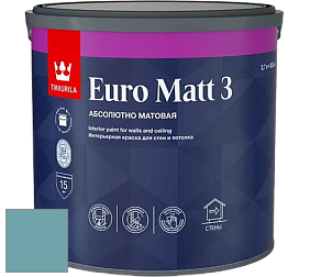 Краска Tikkurila Euro Matt 3 краска для стен и потолков цвет J367 Мозаика