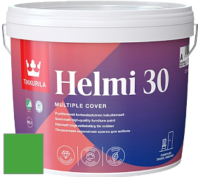 Краска Tikkurila Helmi 30 краска для мебели цвет RAL 6018 