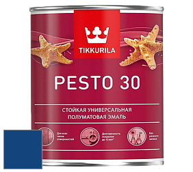 Краска Tikkurila Euro Pesto 30 эмаль цвет RAL 5010 