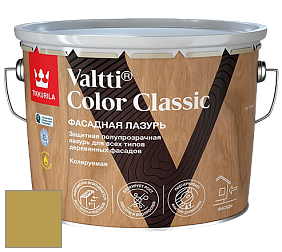 Краска Tikkurila Valtti Color Classic лазурь колеруемая для деревянного фасада цвет RAL 1024 
