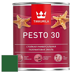 Краска Tikkurila Euro Pesto 30 эмаль цвет RAL 6002 