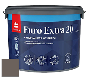Краска Tikkurila Euro Extra 20 краска для стен и потолков цвет NCS S 7005-Y50R 