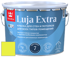 Краска Tikkurila Luja Extra 7 матовая краска для влажных помещений цвет RAL 1016 