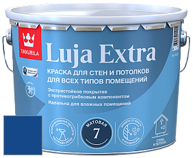 Краска Tikkurila Luja Extra 7 матовая краска для влажных помещений цвет RAL 5005 