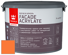 Краска Tikkurila Facade Acrylate краска внутренних и наружных работ цвет NCS S 0580-Y50R 