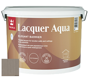 Краска Tikkurila Lacquer Aqua (полуглянцевый) лак интерьерный цвет 3465 Глыба
