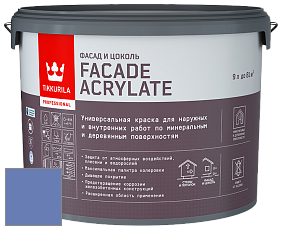 Краска Tikkurila Facade Acrylate краска внутренних и наружных работ цвет K348 